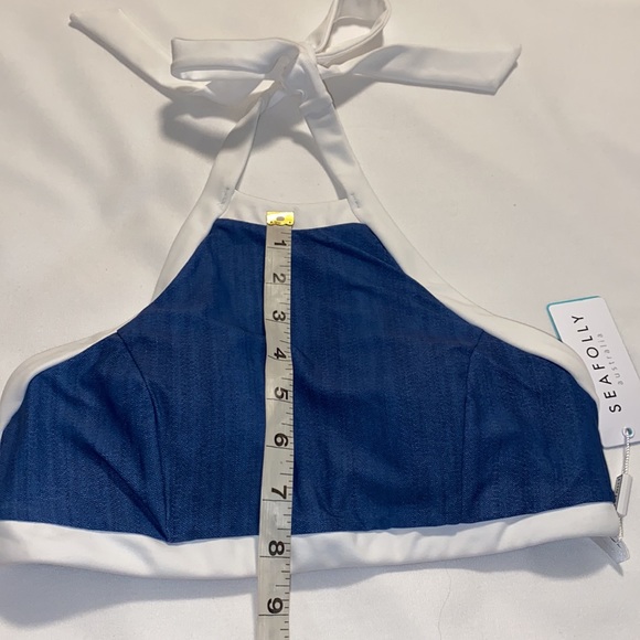 SEAFOLLY Block Party High Neck Tank Top Sz 6 - Picture 7 of 11